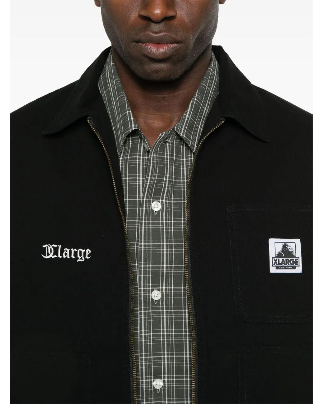 Xlarge Hemdjacke Mit Logo-Patch in Black für Herren