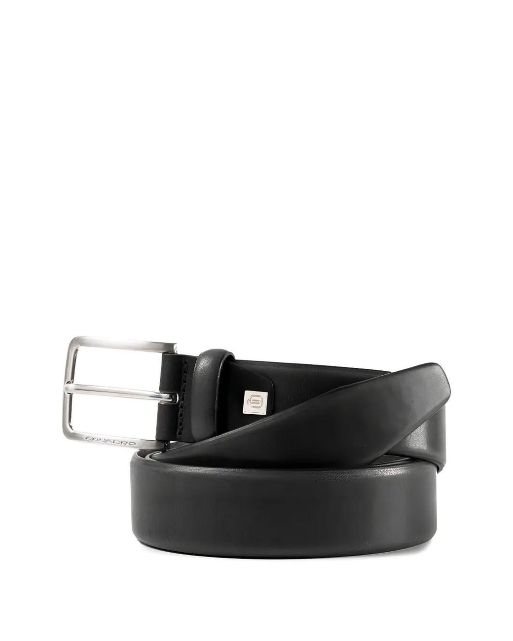 Piquadro Black Buckle-Fastening Belt for men