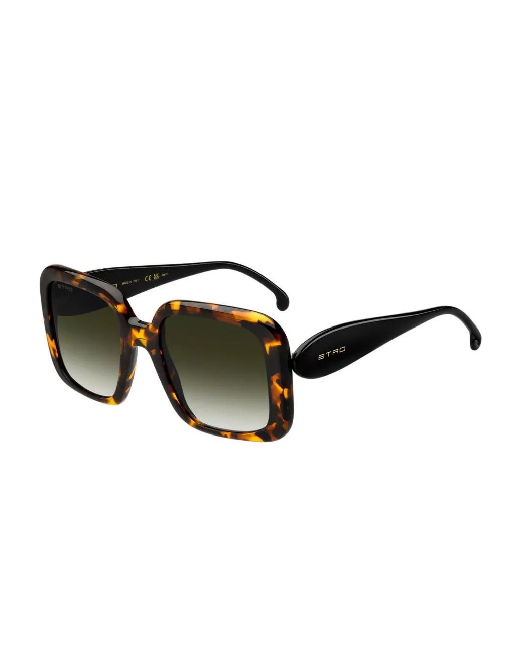 Etro Green Paisley Sunglasses