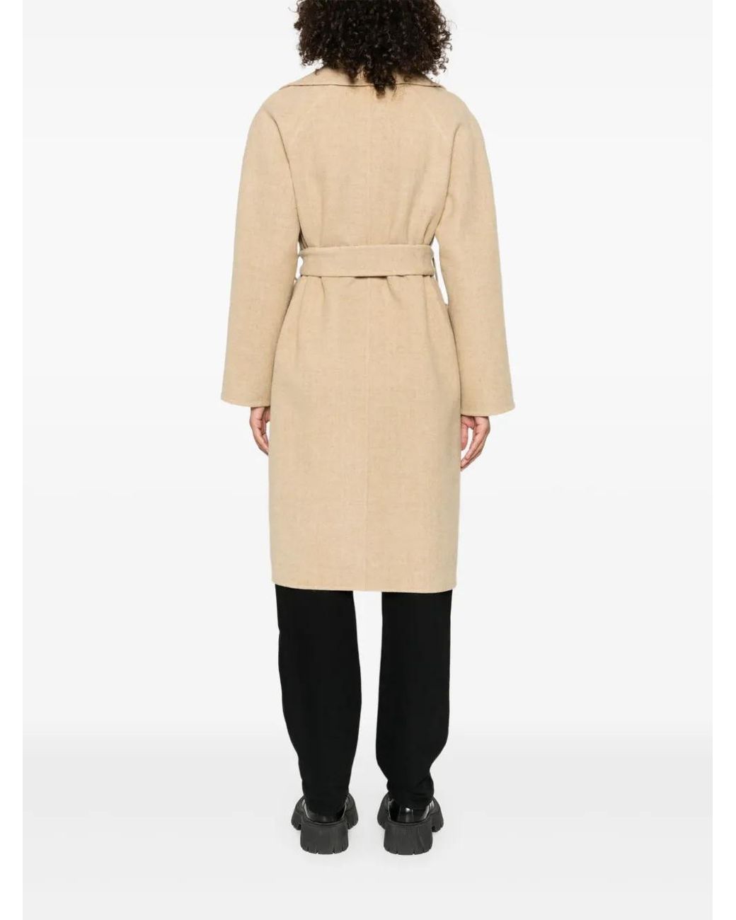 Abrigo Reversible Con Diseño Cruzado Burberry de color Natural