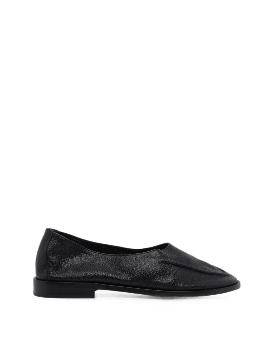 Hereu Black Juliol Leather Ballet Flats