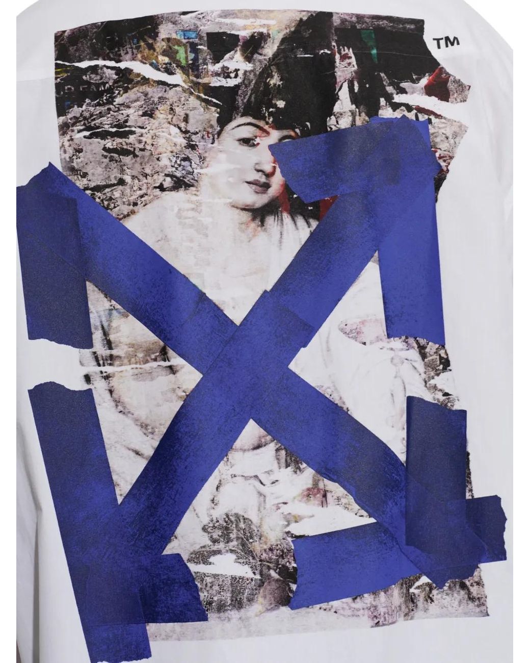 Off-White c/o Virgil Abloh White Arrows-Print Cotton Shirt for men
