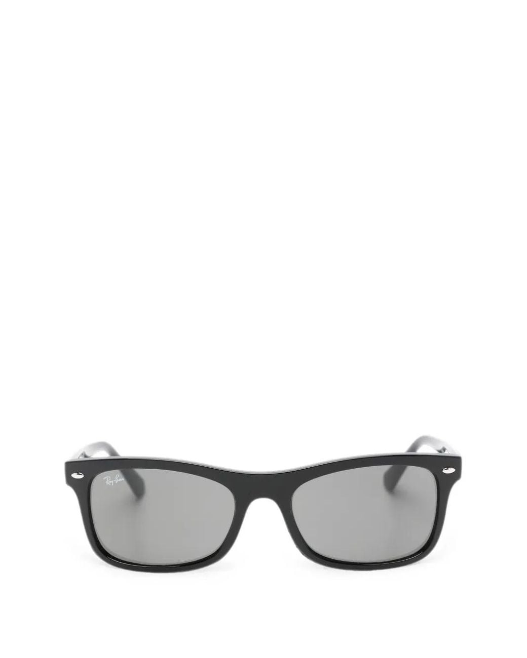 Ray-Ban Gray Lunettes De Soleil À Monture Rectangulaire