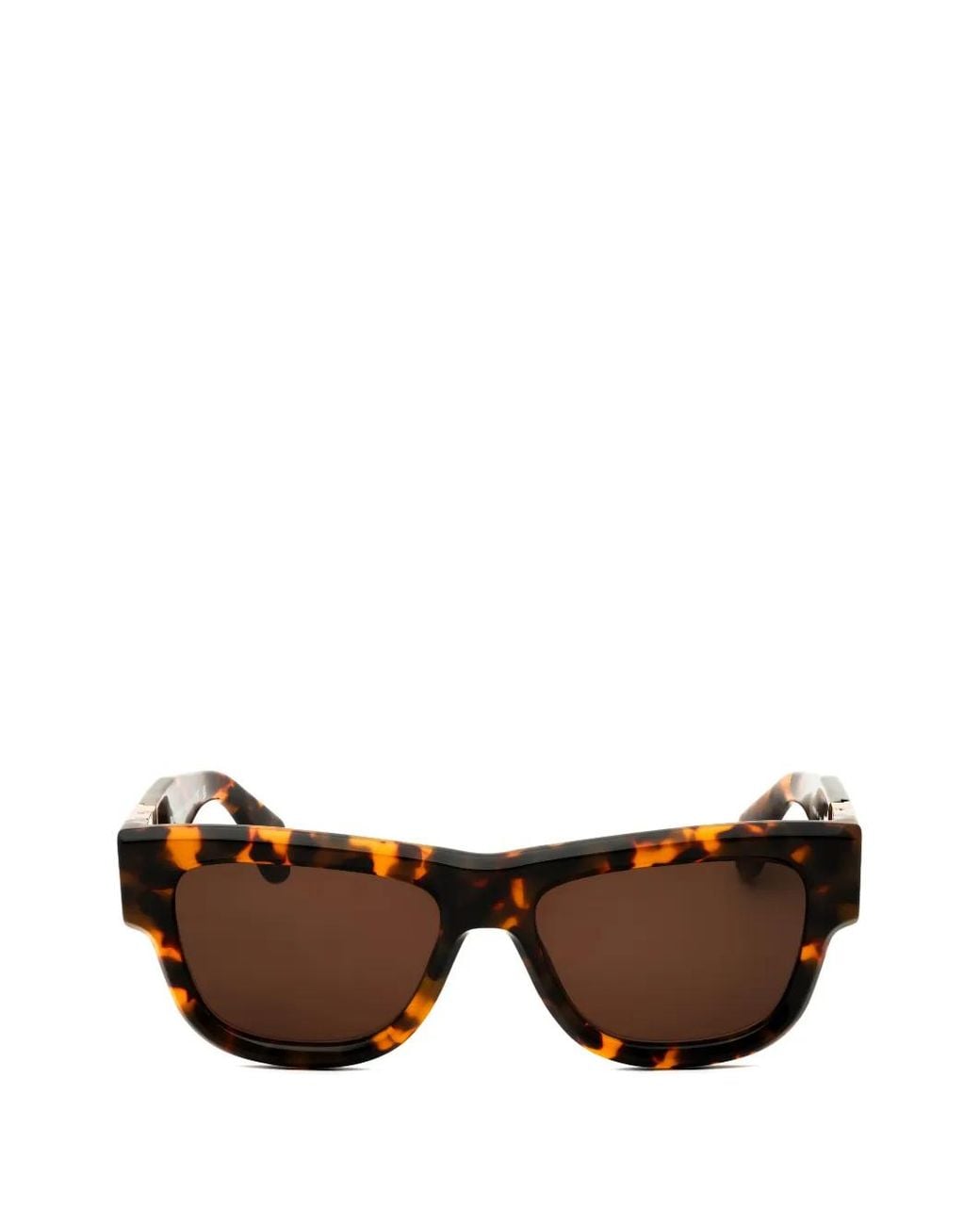 Palm Angels Brown Merrill Rectangle-Frame Sunglasses