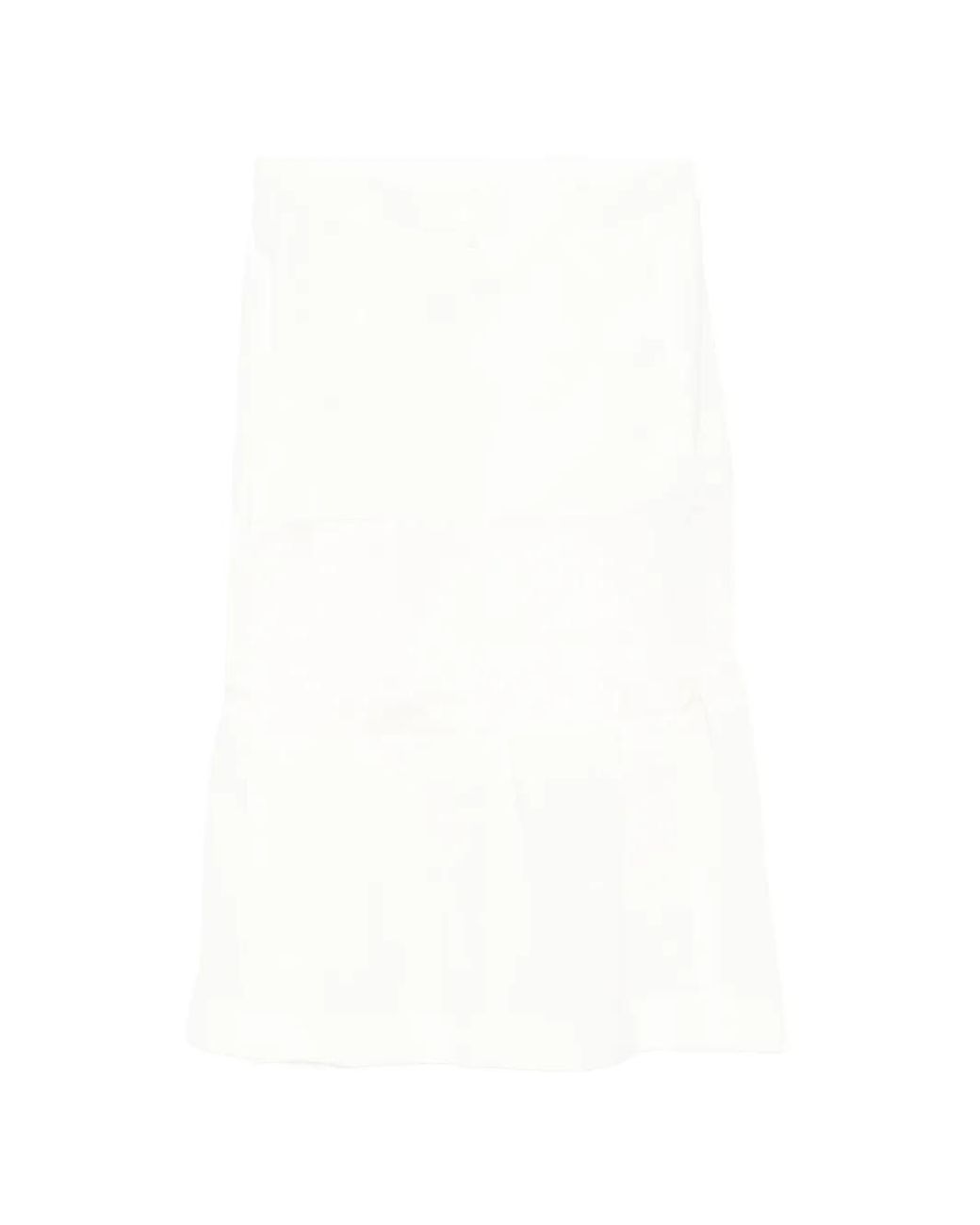 Sacai White Panelled Skirt