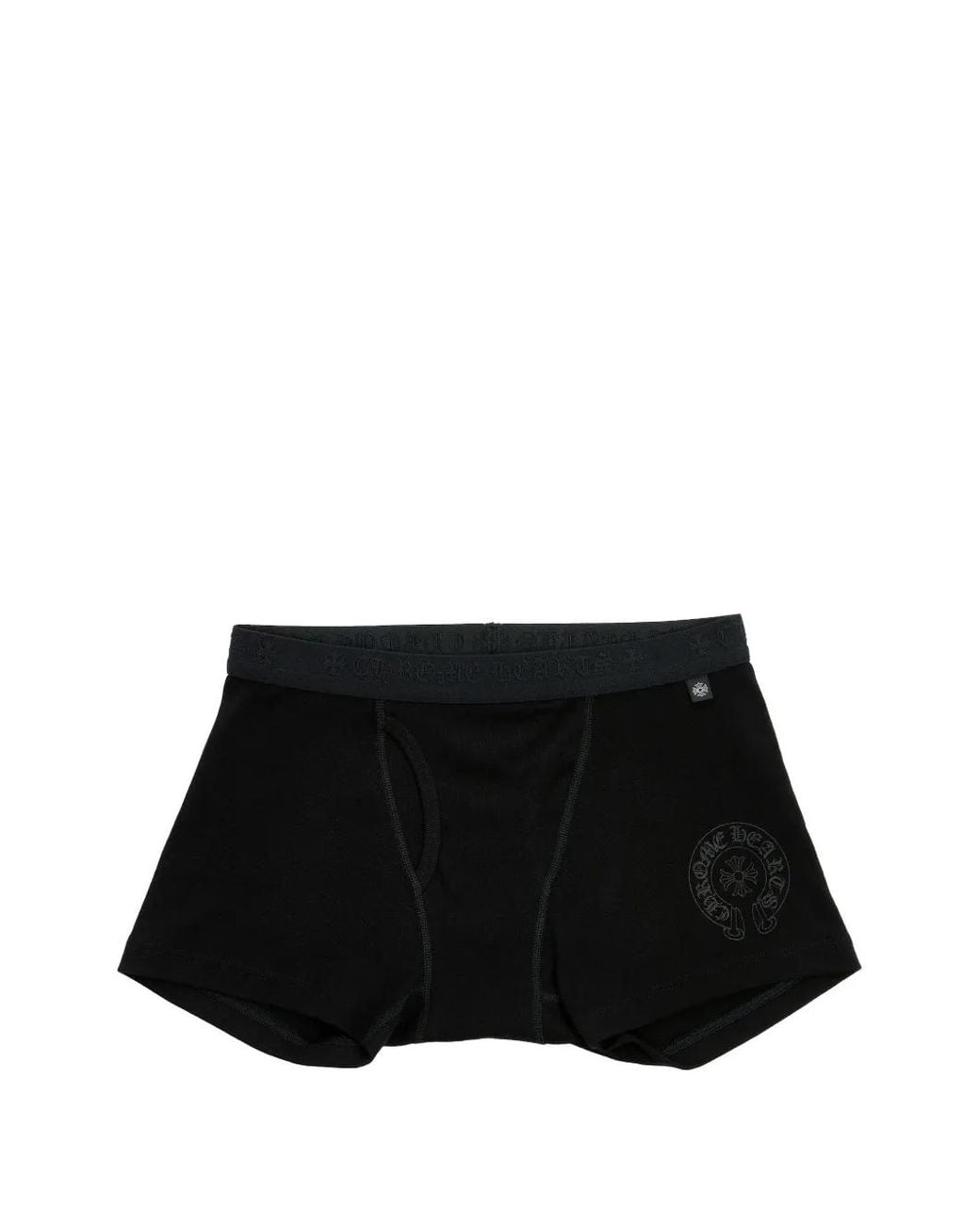 Chrome Hearts Black Logo-Print Briefs for men