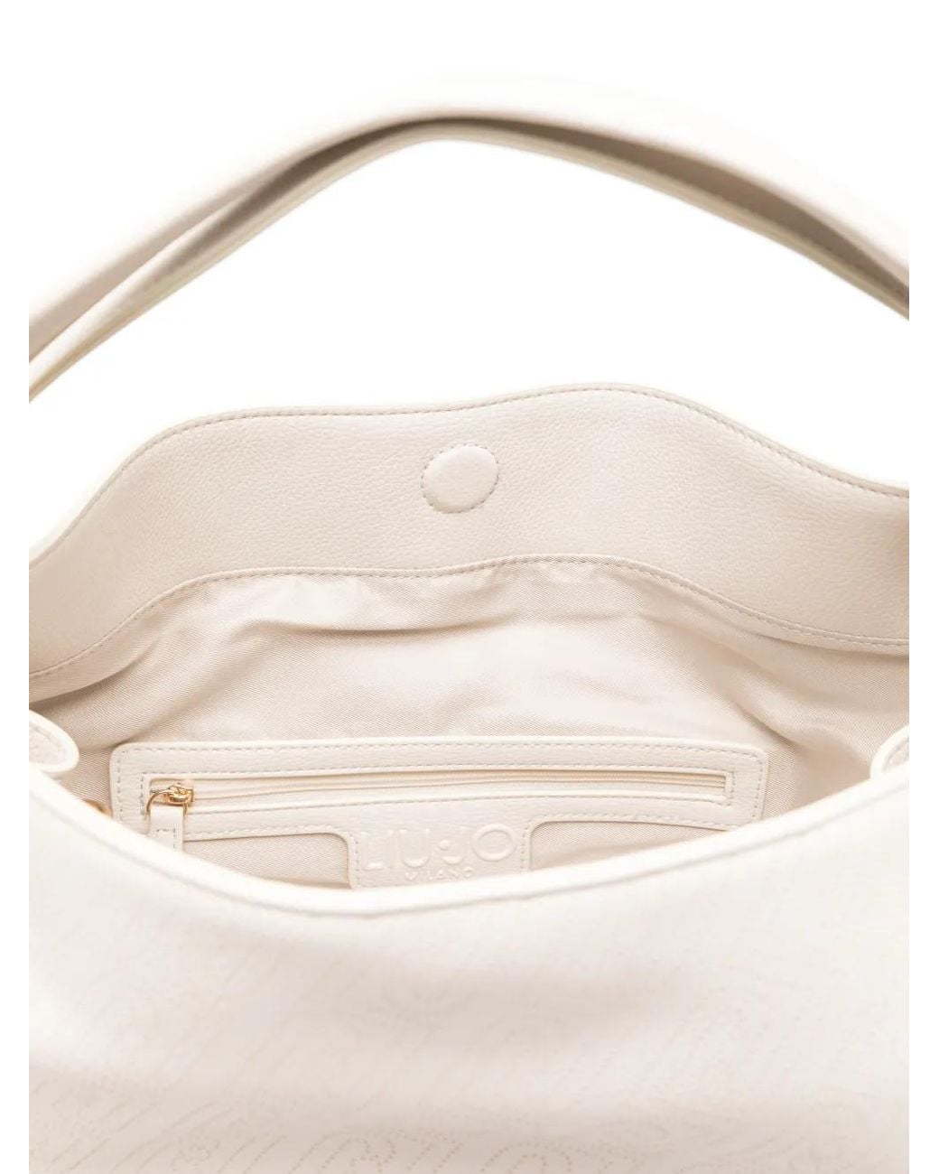 Liu Jo White Patterned Tote Bag