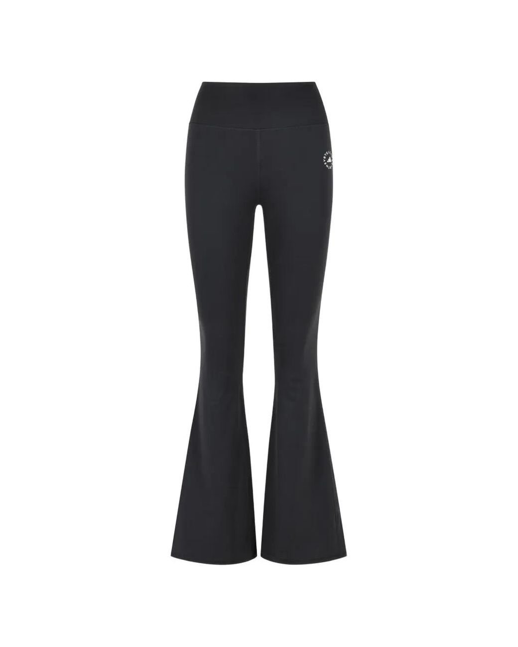 Adidas By Stella McCartney Black Adidas By Stella Mccartney Adidas By Stella Mccartney High-Waisted Flared Leggings