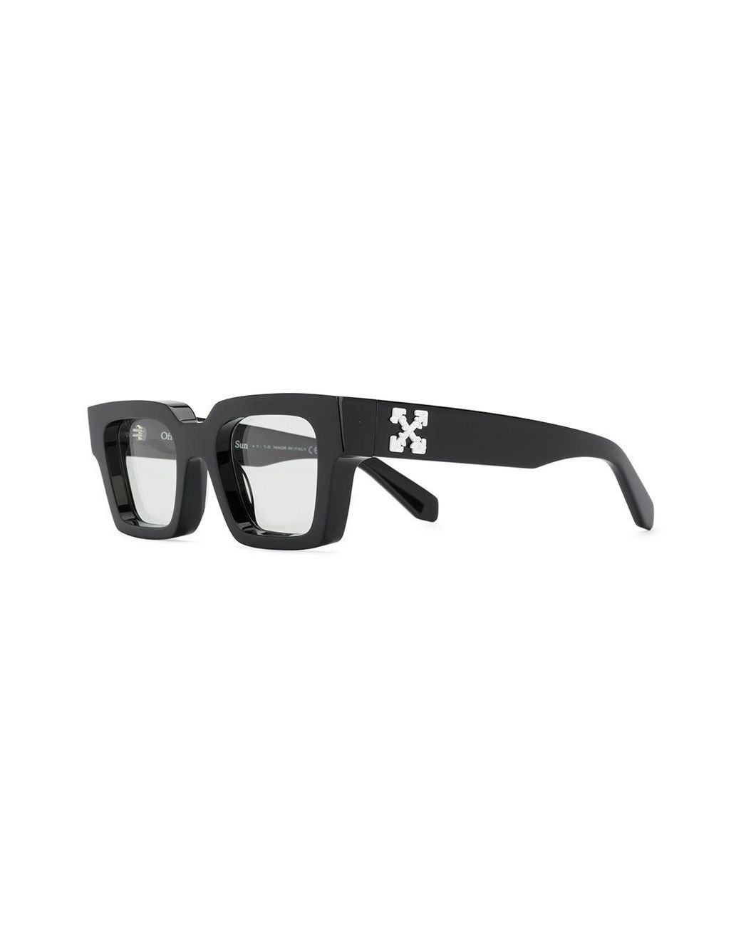 OFF-WHITE Arrow Logo Sunglasses White/Black (OMRI006F20PLA0010100)