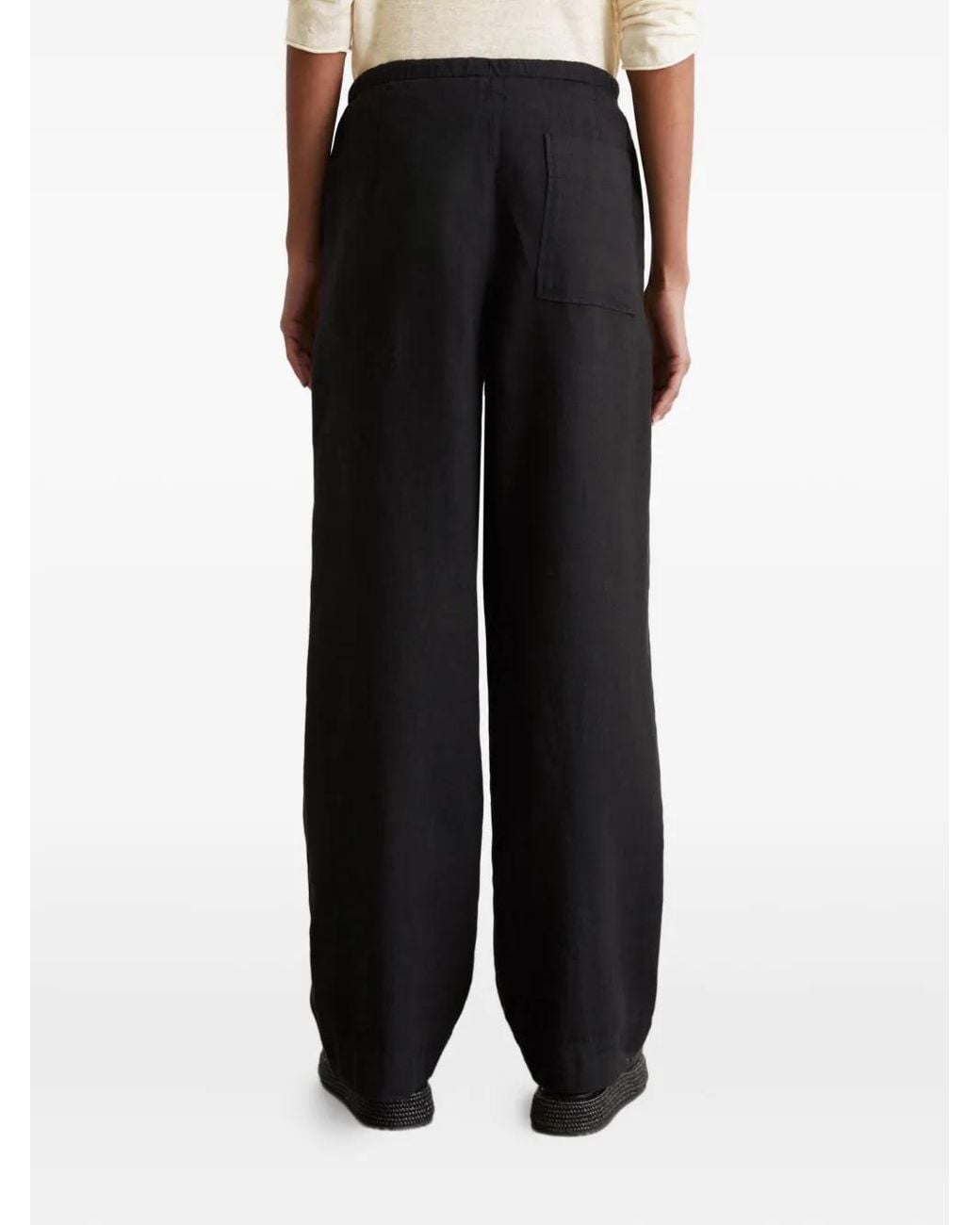 Marc O' Polo Black Drawstring Tapered Trousers