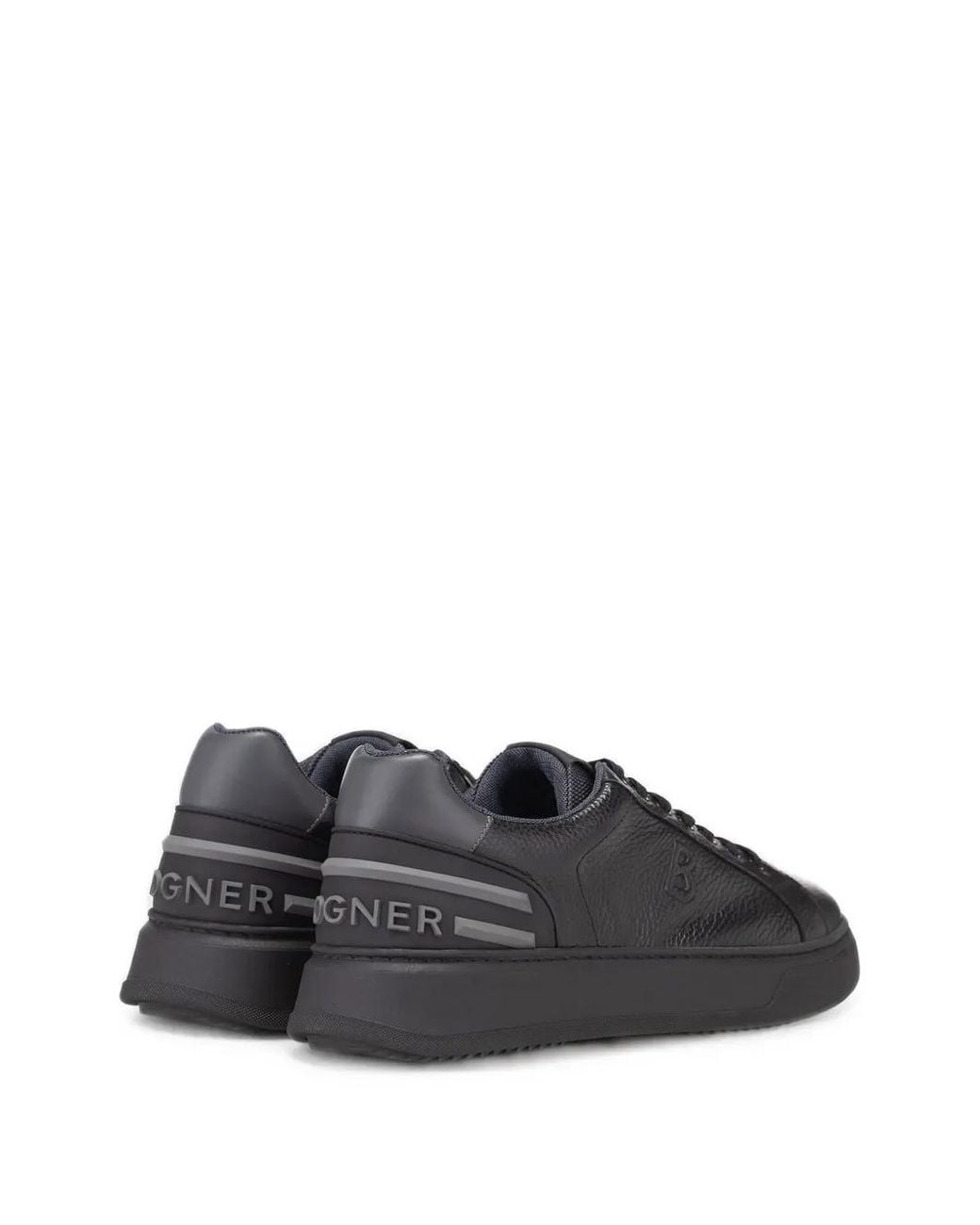 Bogner Black Milan 23 Leather Sneakers for men