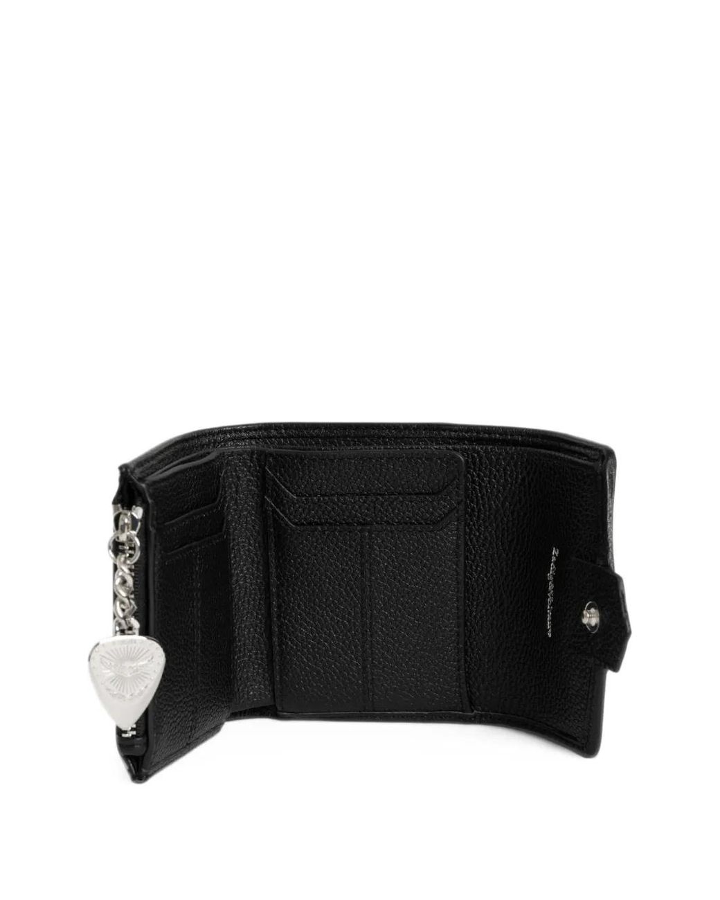 Zadig & Voltaire Black Sunny Trifold Wallet