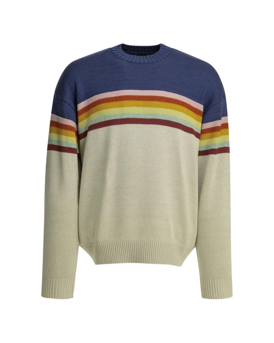 Pull Rayé Kapital pour homme en coloris Blue
