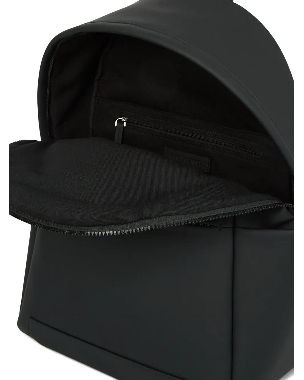 Karl Lagerfeld Black Logo Backpack for men