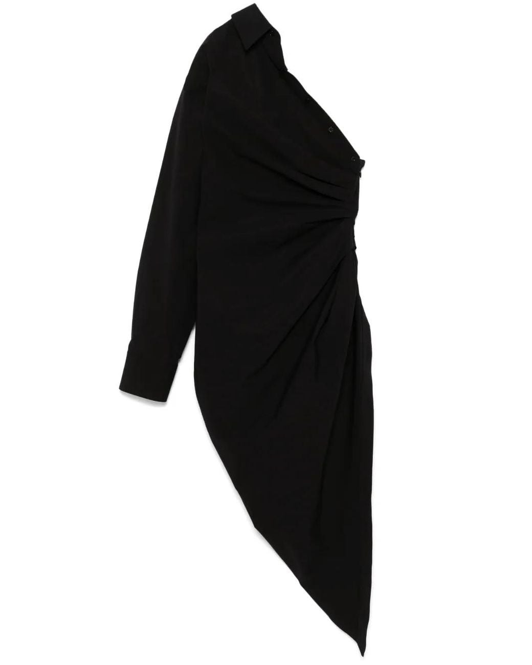 Alexander Wang Black Asymmetrical Short Dress
