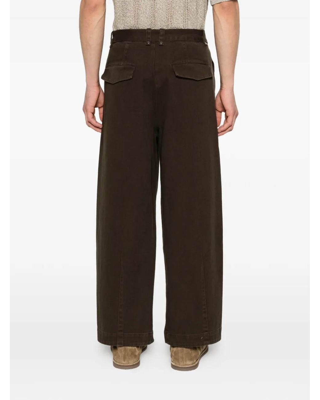 Entire studios White Gully Belt Trousers