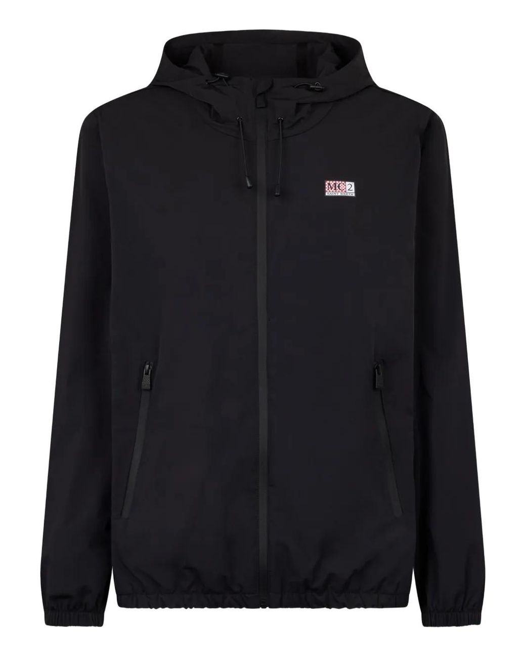 Mc2 Saint Barth Black Hooded Jacket for men