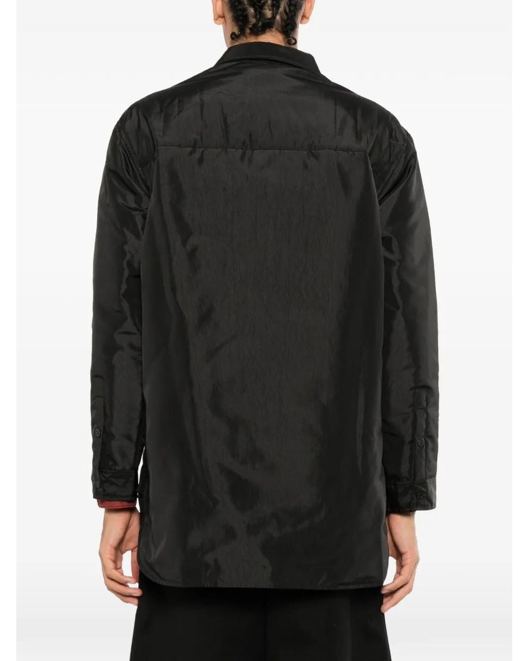 Yohji Yamamoto Black Padded Shirt for men