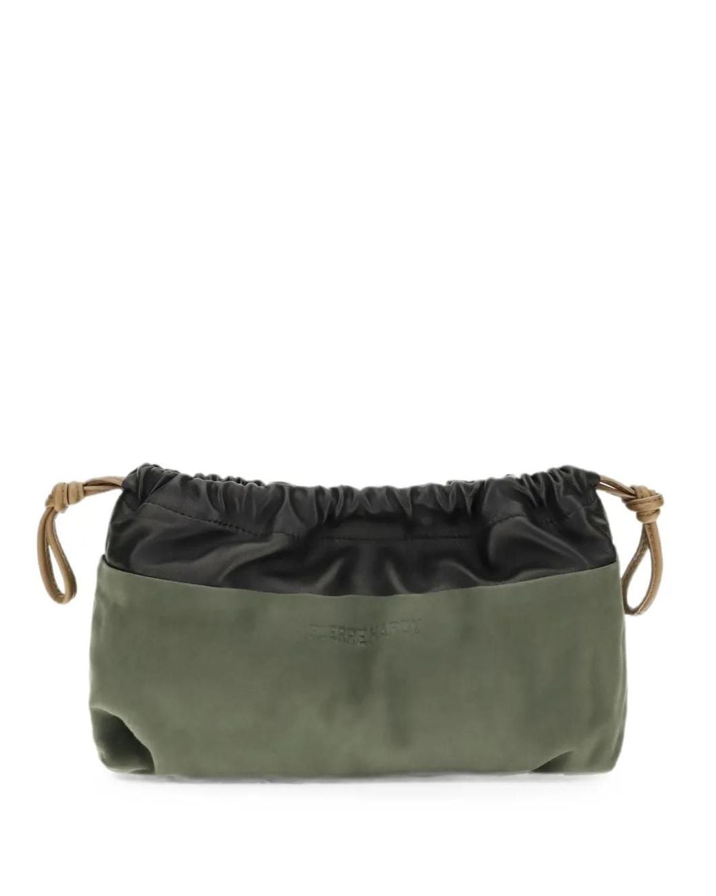 Pierre Hardy Gray Twin Leather Clutch Bag