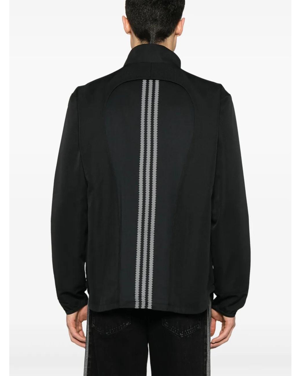 Adidas Black Trefoil-Logo Jacket for men