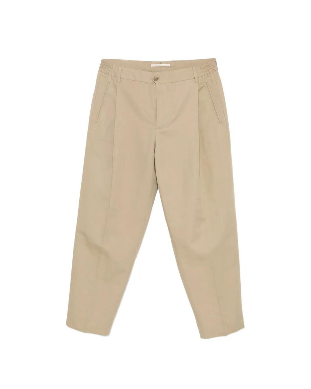 Briglia 1949 Natural Pleated Trousers for men