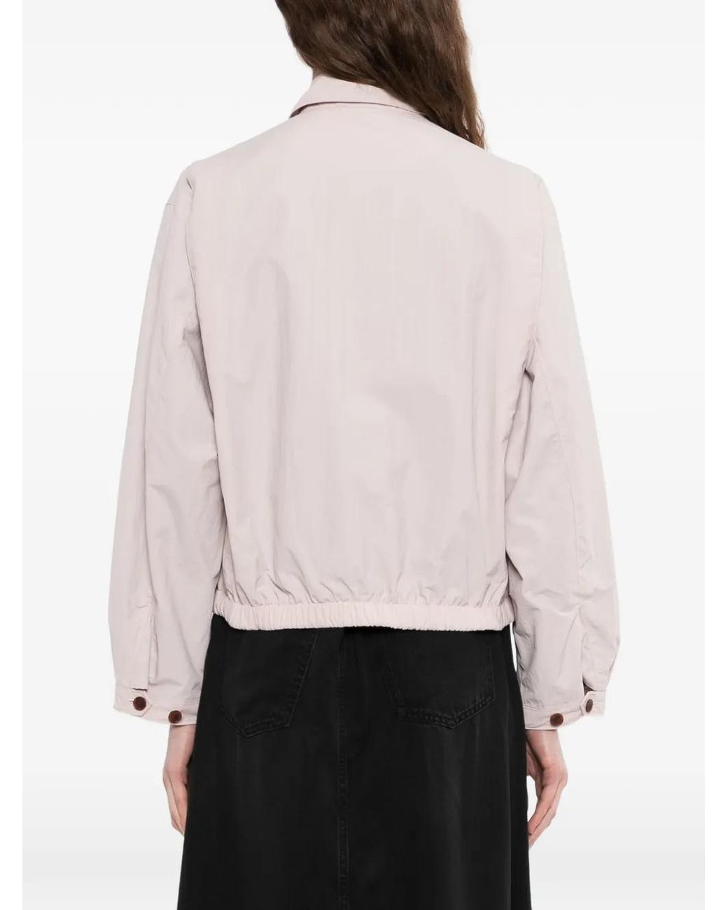 JNBY Pink Two-Way Zipper Long-Sleeve Jacket