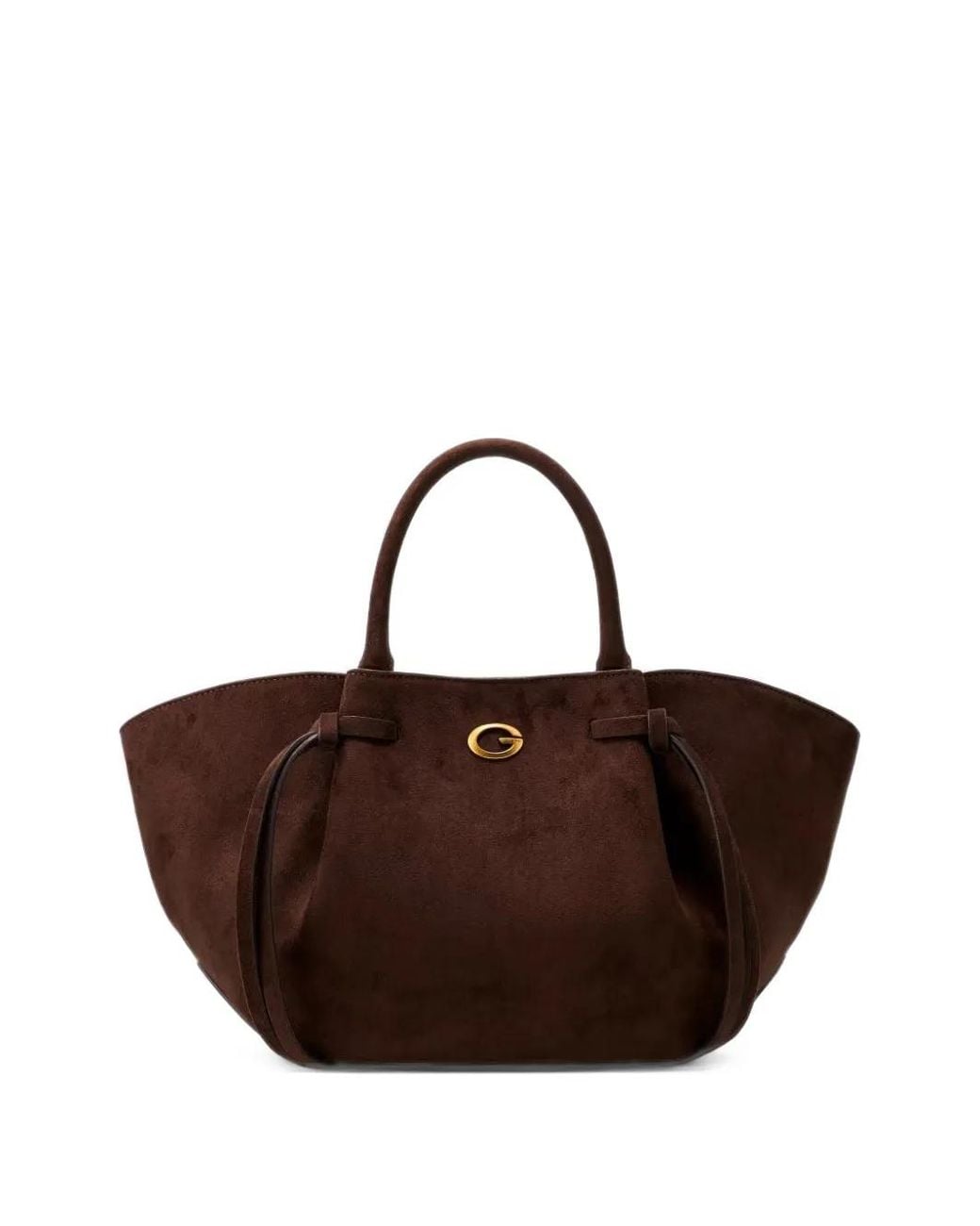 Guess Brown Allegra Suede Handbag