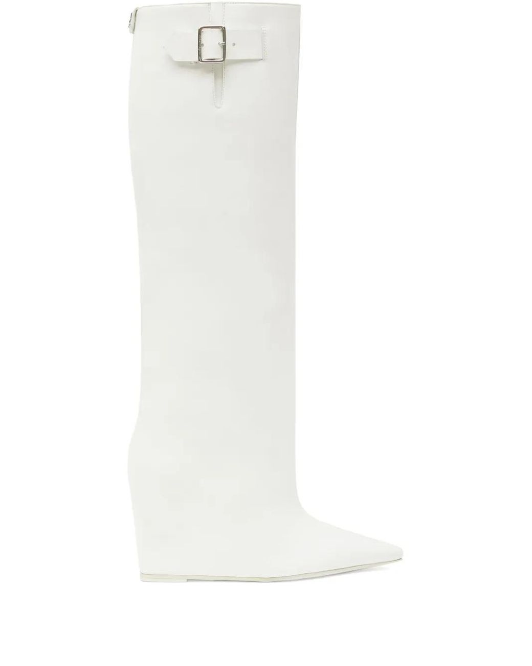 Courreges White Astro Leather Boots