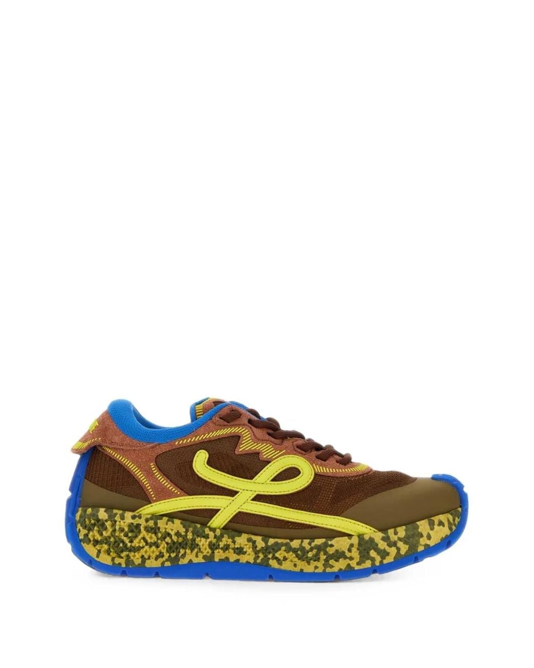 Loewe Green Pogo Logo-Appliqué Sneakers for men