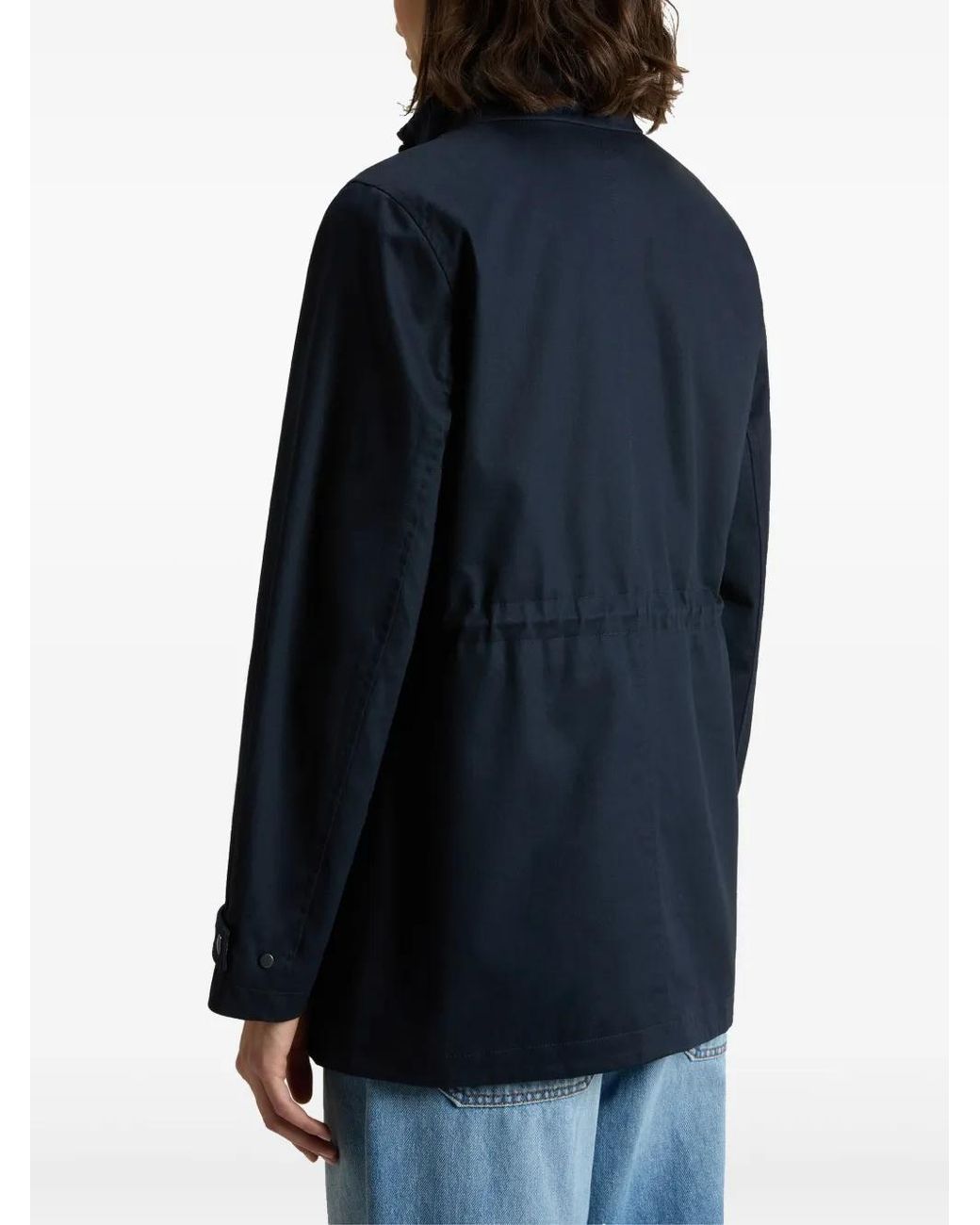Chaqueta Con Cintura Fruncida Woolrich de color Blue