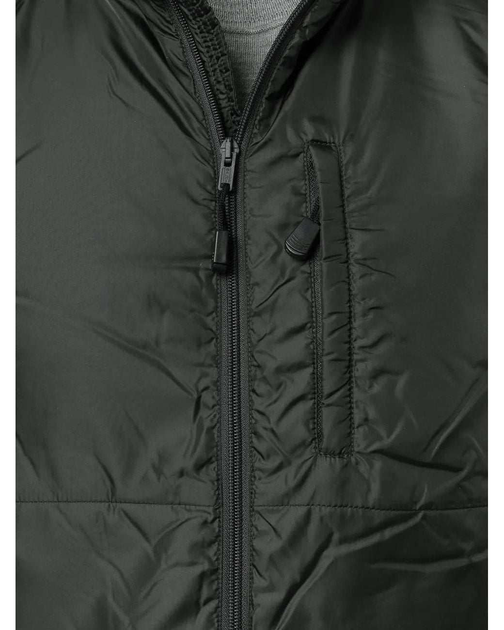 Aspesi Black Stand-Collar Padded Gilet for men