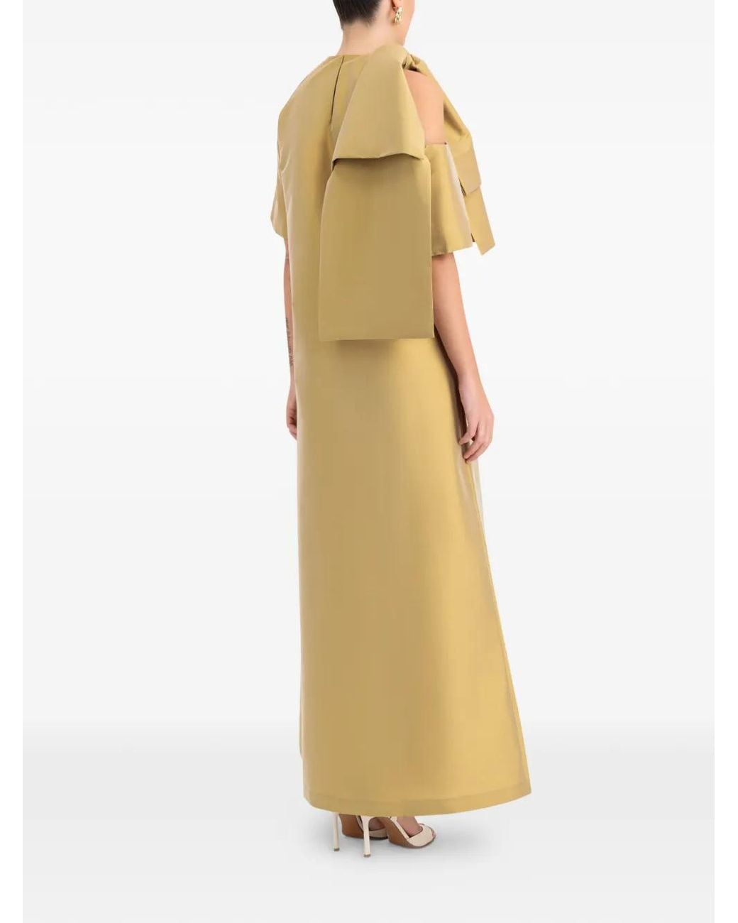 BERNADETTE Metallic Winina Midi Dress