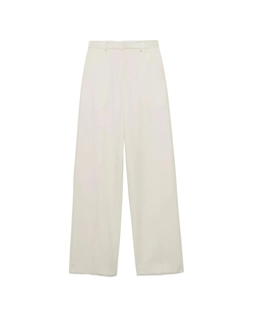 Jonathan Simkhai White Kaia Straight-Leg Trousers