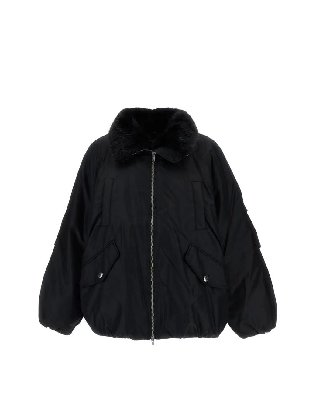 Stand Studio Black Thilda Padded Jacket