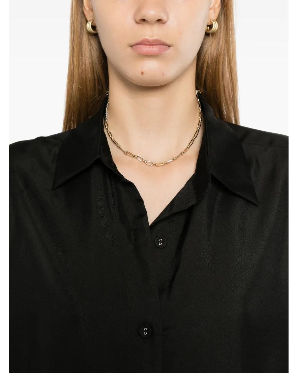 Cynthia Rowley Black Collectible Silk Shirt Dress