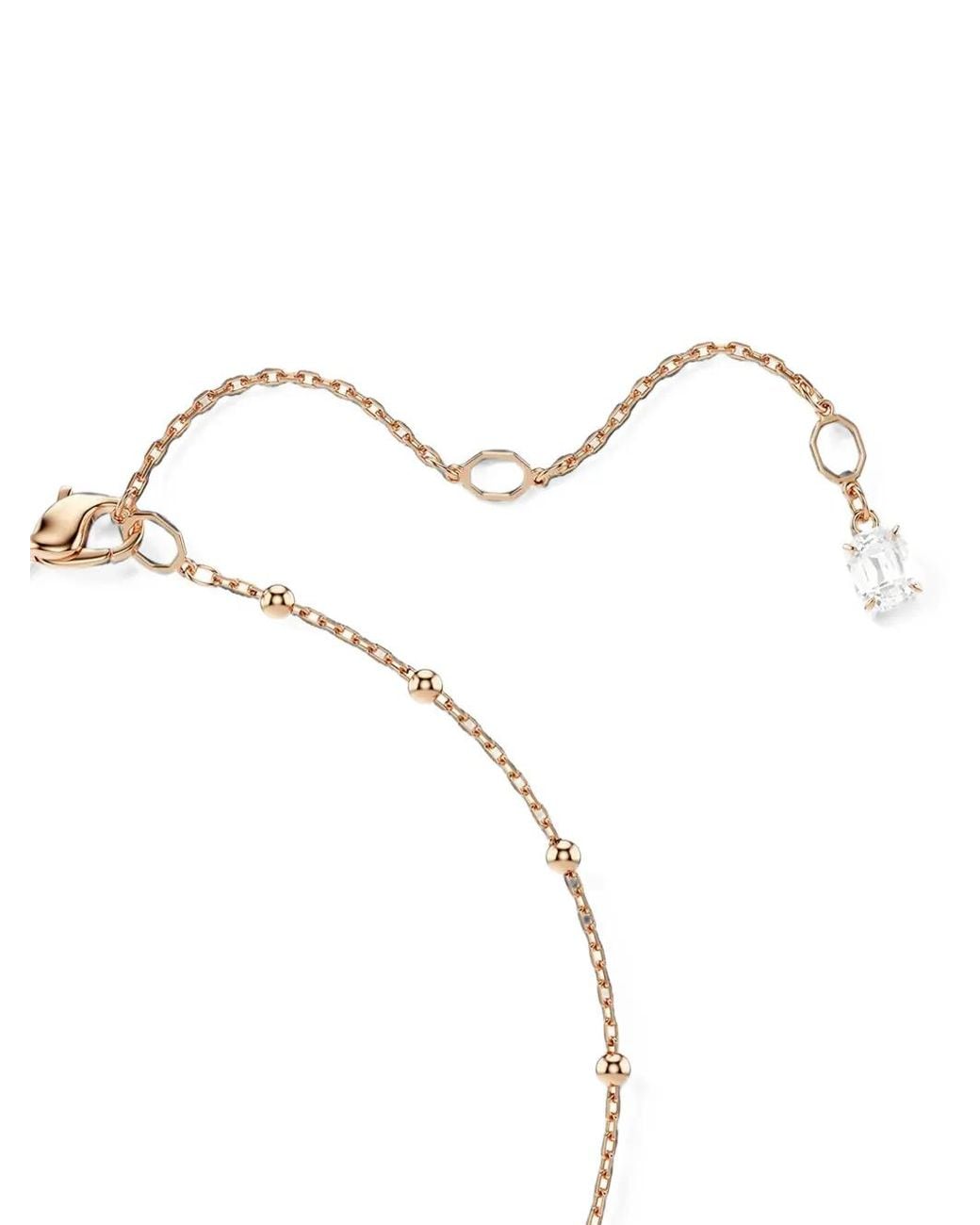Swarovski White Y Imber Crystal-Embellished Necklace