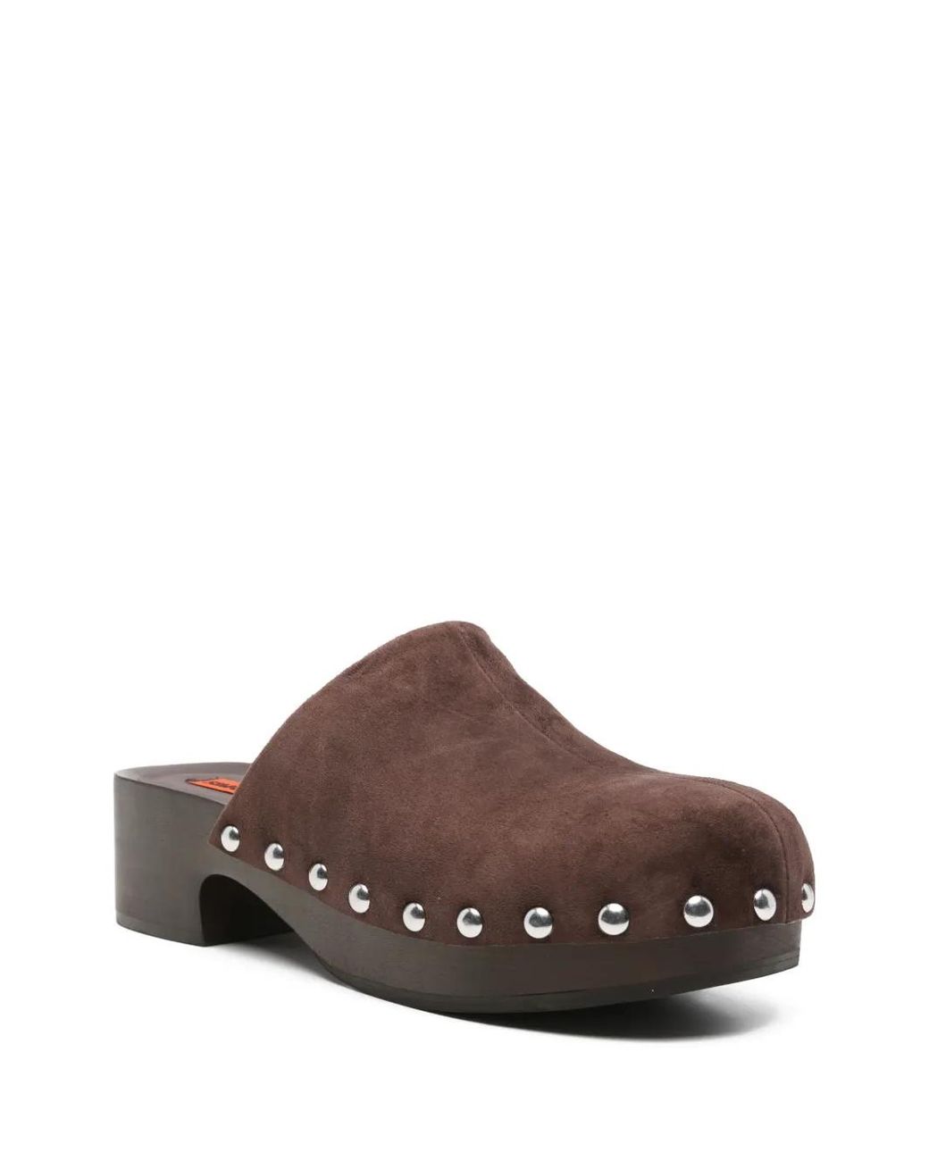 Simon Miller Brown Suede Clog Pumps