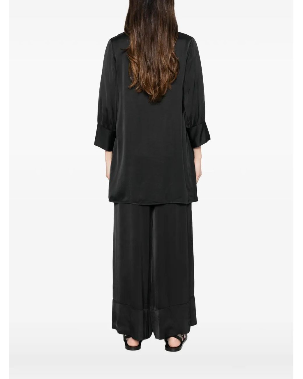 Dixie Black Open-Front Coat
