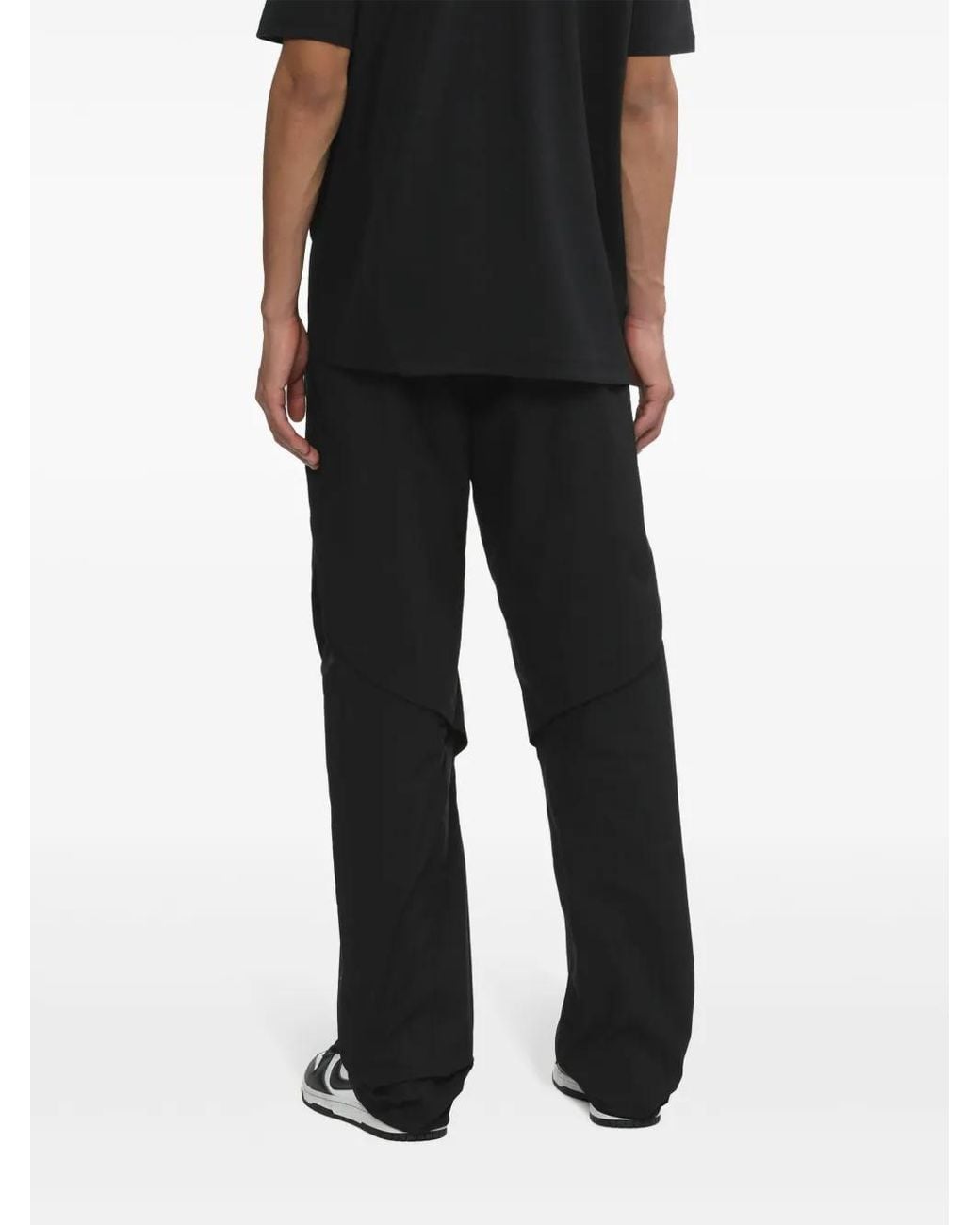 Post Archive Faction PAF Blue Cotton Blend Trousers