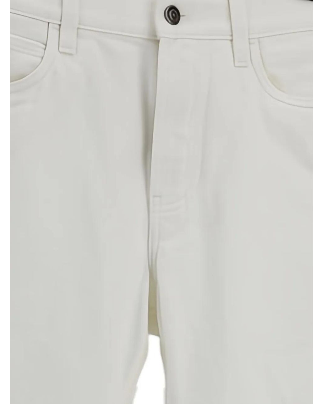 Loro Piana Gray Five-Pocket Leather-Appliqué Jeans for men