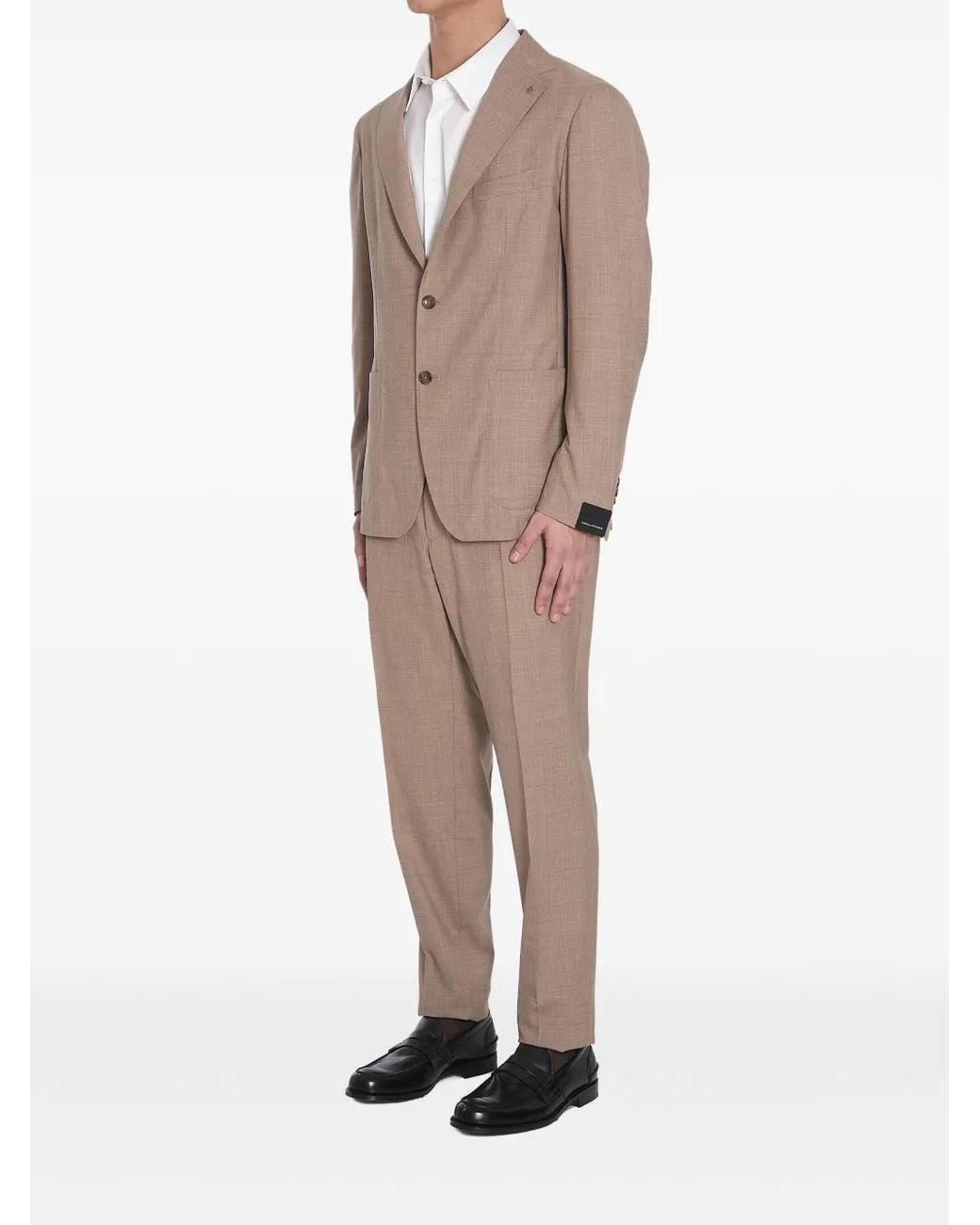 Tagliatore Natural Single-Breasted Suit for men
