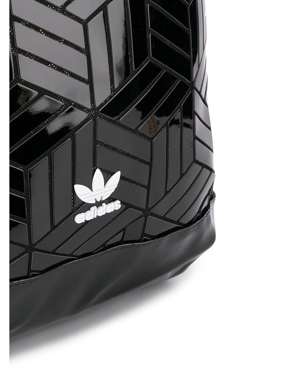 Mochila con tope plegado y diseño 3D adidas Originals de color Negro | Lyst
