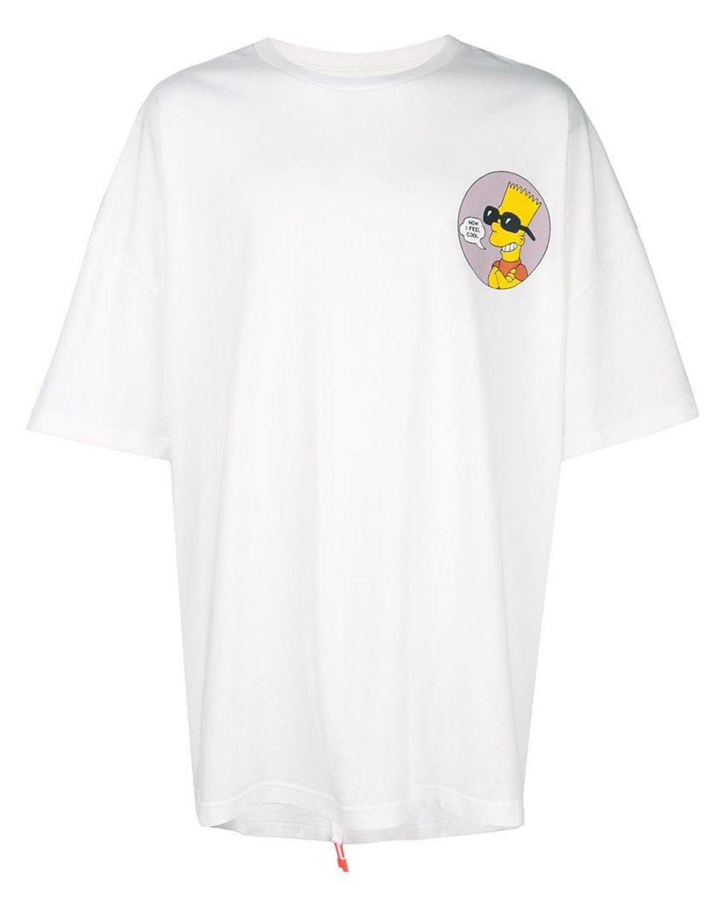 Off-White c/o Virgil Abloh Cotton Oversized Bart Simpson T-shirt in White  for Men | Lyst