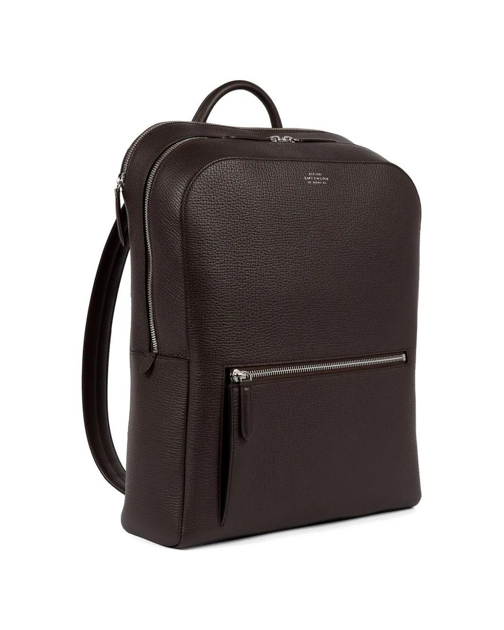 Smythson Black Ludlow Zip-Around Backpack