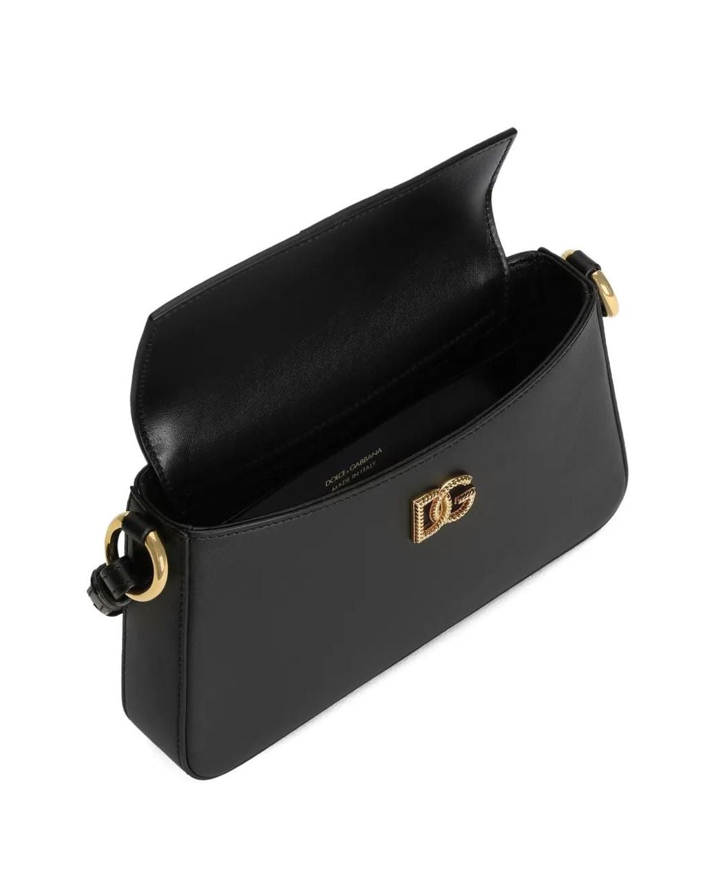 Dolce & Gabbana Black Dolce & Gabbana Leather Phone Bag