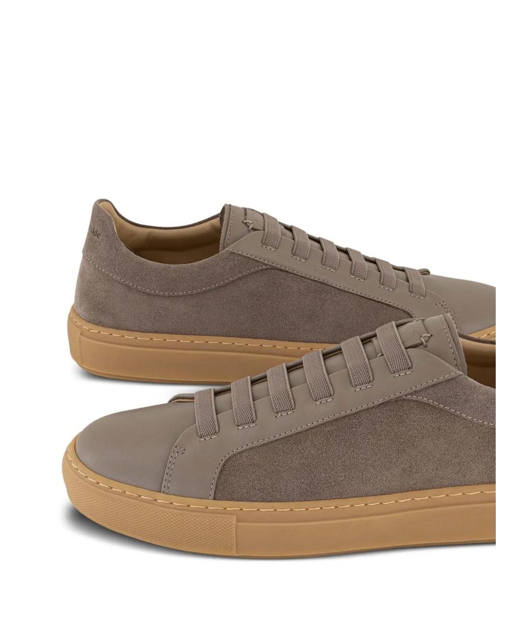 Band of Outsiders Brown Echo Paneled Sneakers for men