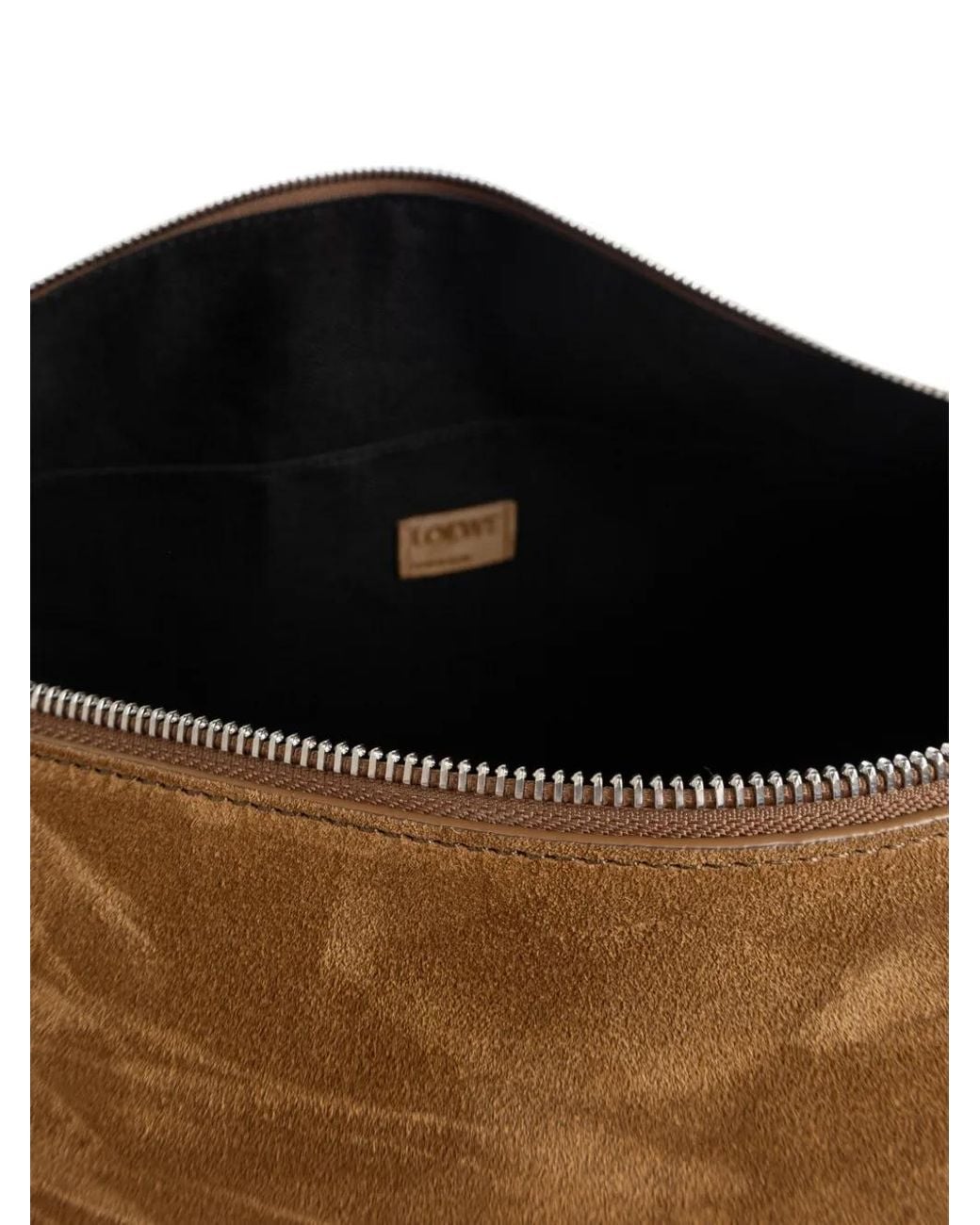 Loewe Black Large Loop Leather Shoulder Bag for men