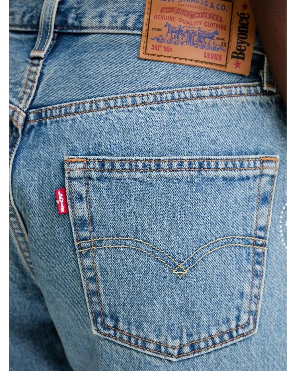 Levi's Blue 501 '90S Embellished Jeans