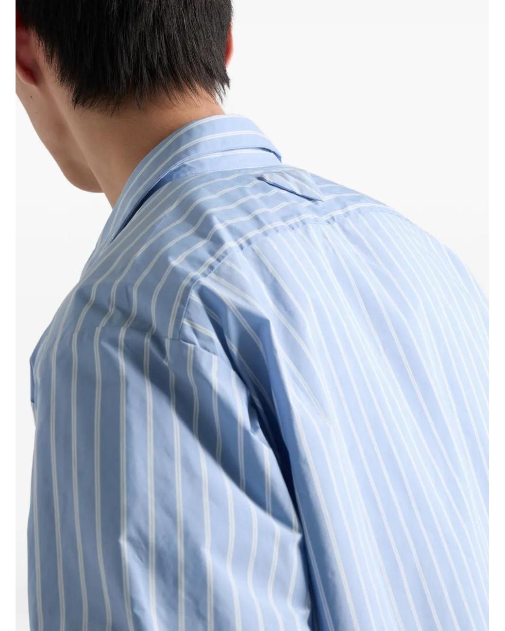 Camisa Re-Nylon Prada de hombre de color Blue