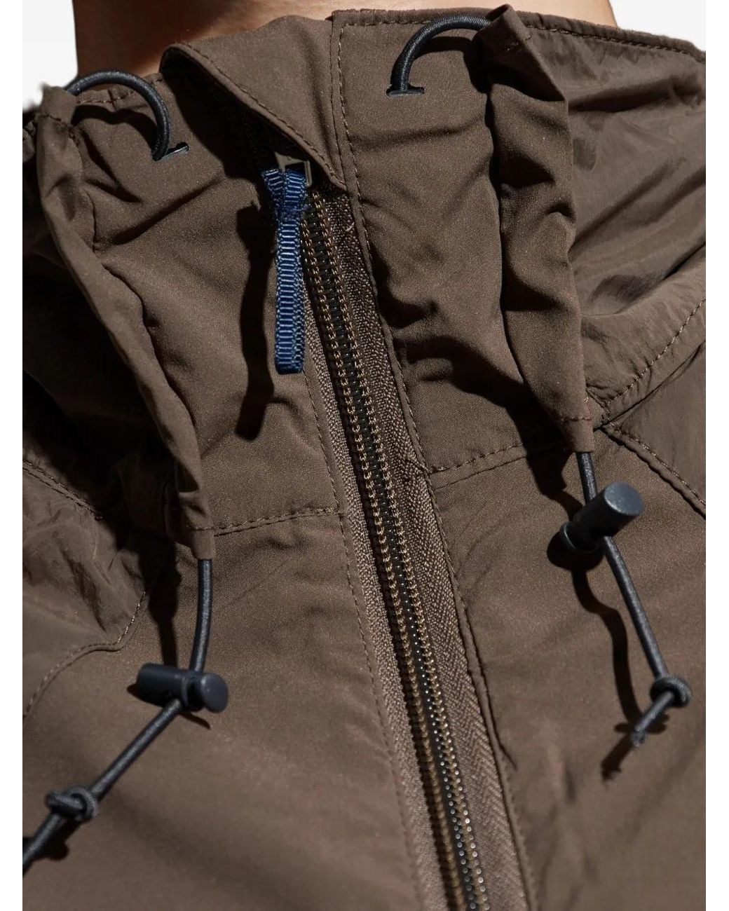 Rethinkit Studios Brown Hooded Zip-Front Jacket